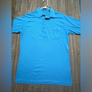 Vibrant Blue Polo Shirt for Men